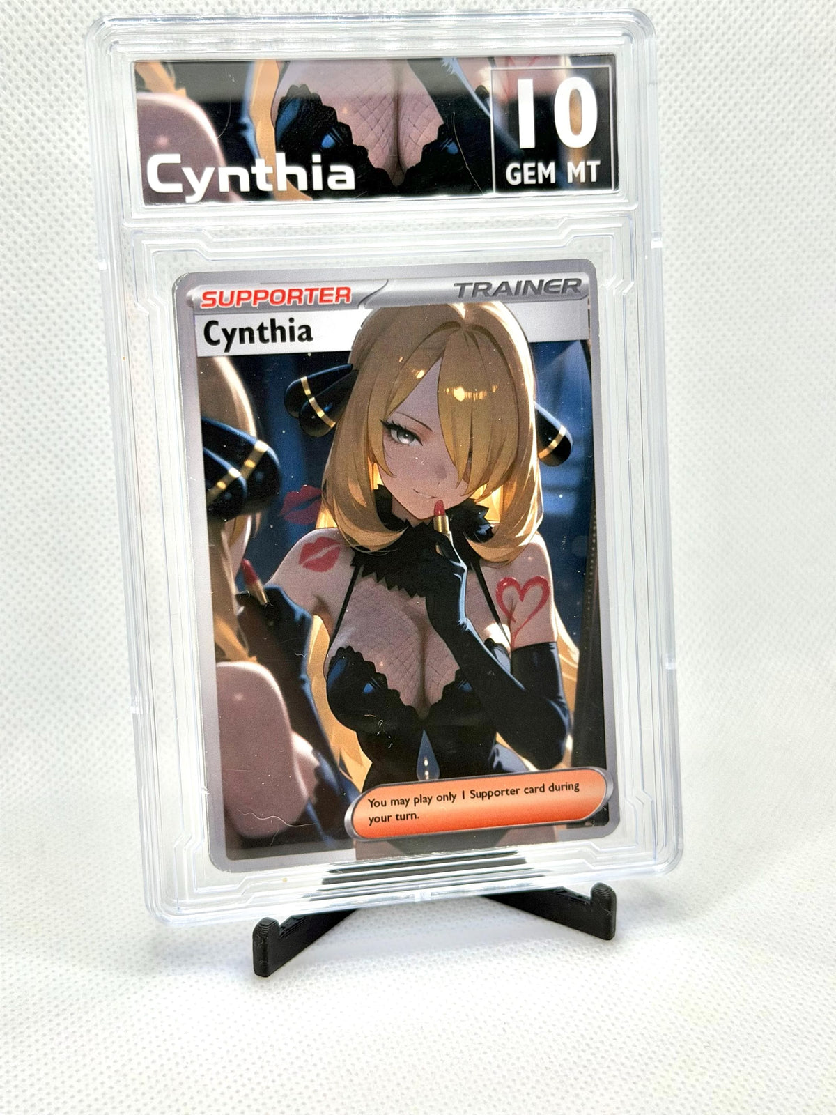 Cynthia Collector Art Card – Pristine 10 Custom Graded Slab