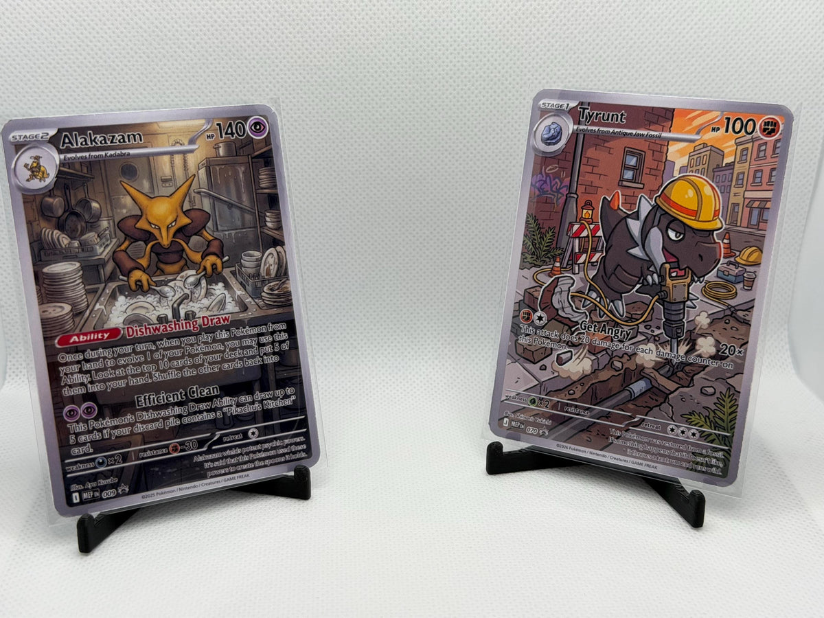 Working Class Pokémon Parody Cards | Funny Custom Job TCG Proxies | Delivery Gumshoos, Baker Slurpuff, Dishwasher Alakazam & More!