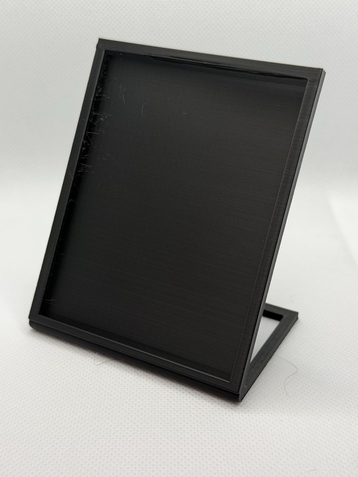 Trading Card Display Stand | Black Toploader Frame for Collectibles