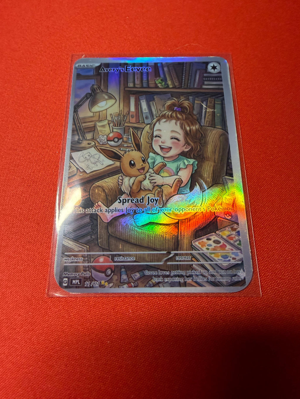 Fully Custom Pokémon Trading Card | Personalized Pokémon Card | Custom TCG Gift for Anniversary, Wedding, or Pet