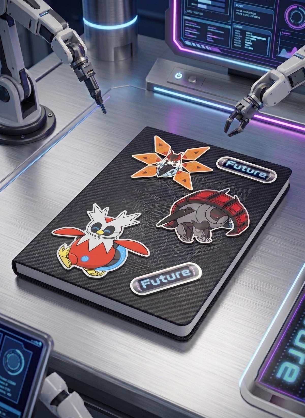 Paradox Pokémon Sticker Pack | Ancient vs Future Scarlet and Violet | Waterproof Glossy Decals | Custom Holo & Oops All Options