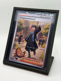 Personalized graduation trading card example