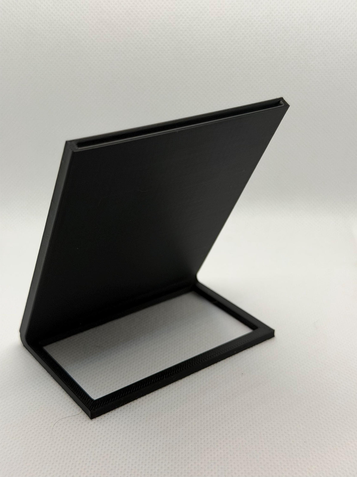 Trading Card Display Stand | Black Toploader Frame for Collectibles