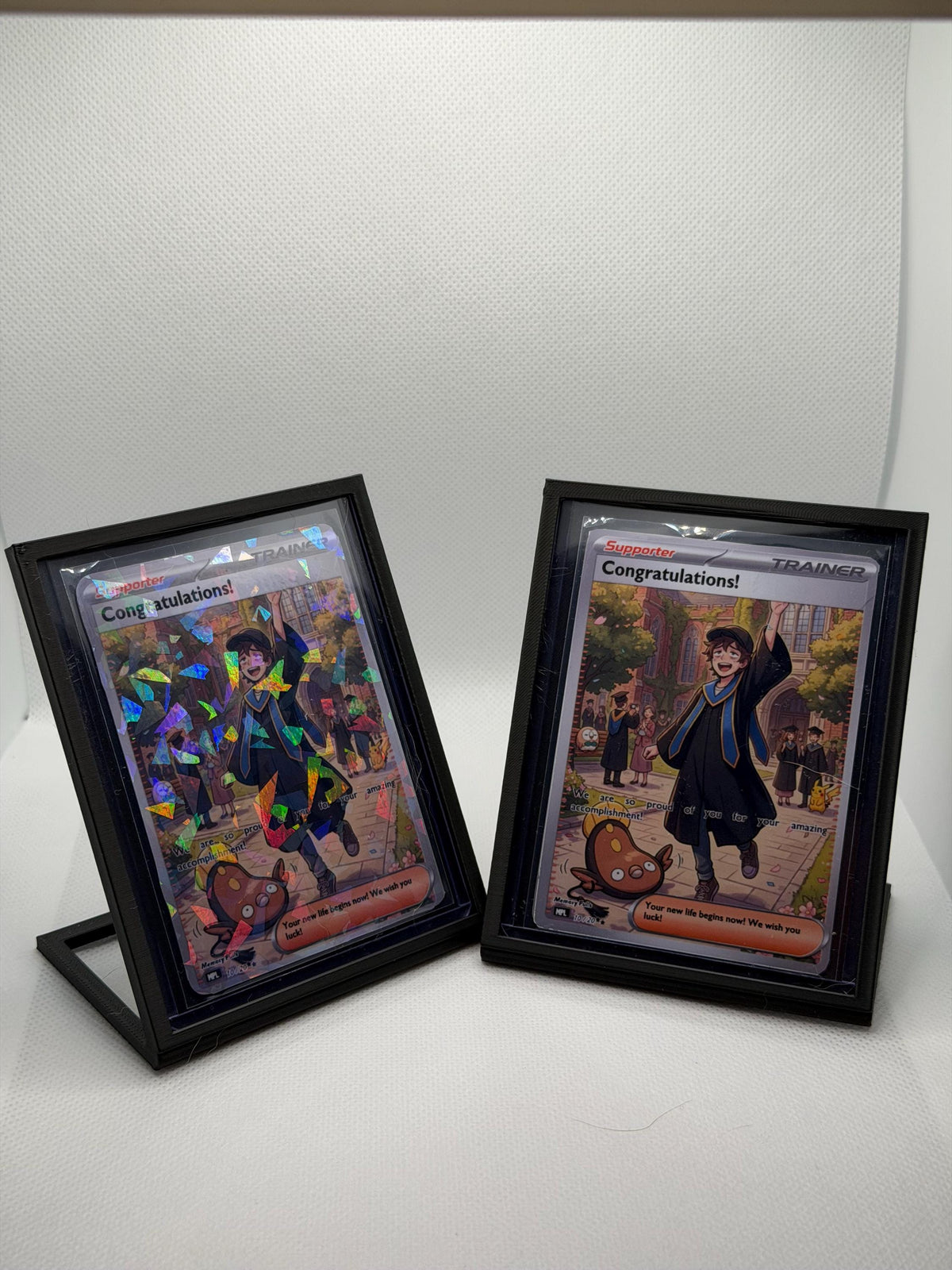 Personalized graduation card on premium cardstock