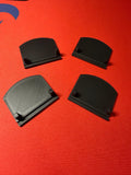 Trading Card Display Stand | Black Toploader Holder | Sports Card & TCG Desk Accessory