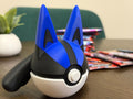 Lucario Poké Ball 3D printed desk display